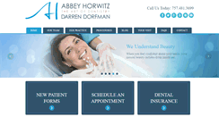 Desktop Screenshot of abbeyhorwitzdds.com